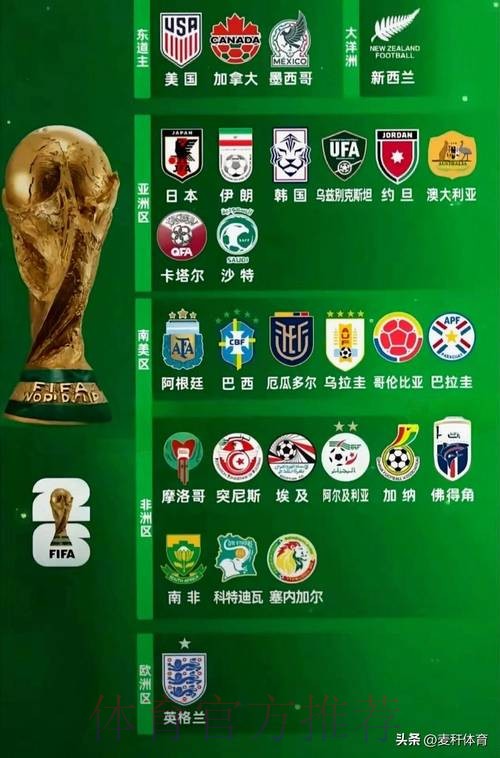 世界杯参赛球队更新